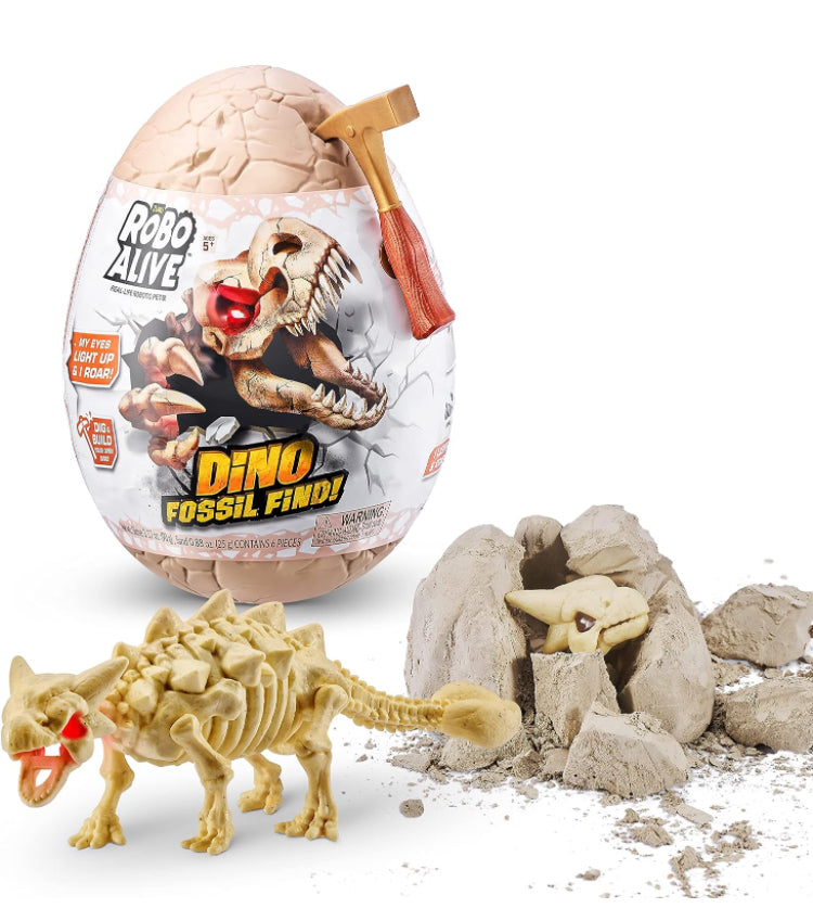 Robo Alive Dino Fossil Find - Ankylosaurus by ZURU