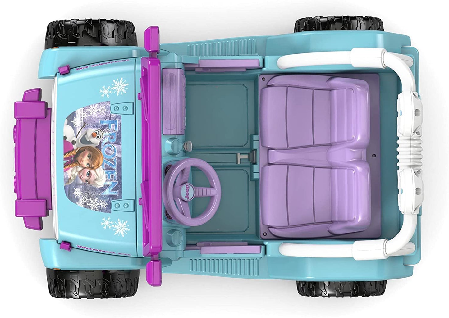 Power Wheels Disney Frozen Jeep Wrangler 12-V
