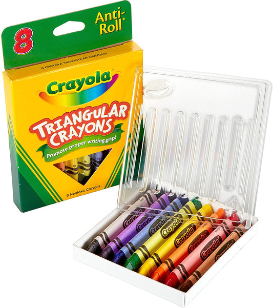 Crayola Triangular Crayons 8 Pack