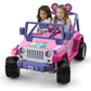 Power Wheels Disney Princess Jeep Wrangler 12-V