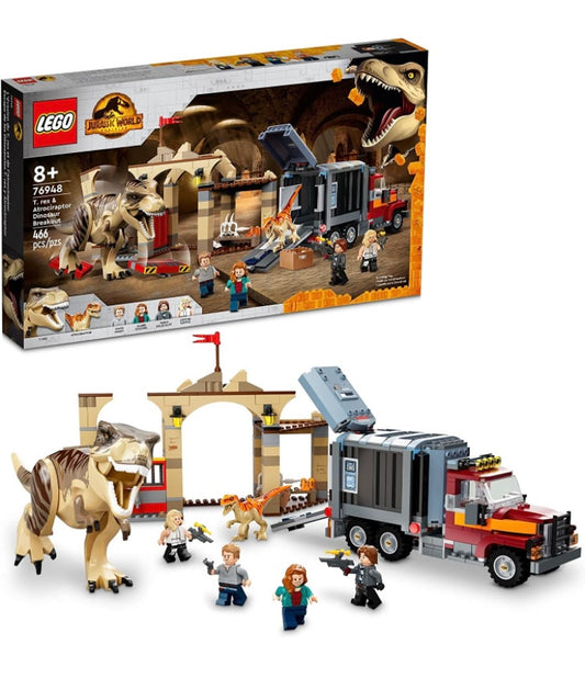LEGO Jurassic World T. rex & Atrociraptor