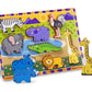 Melissa & Doug Safari Chunky Puzzle - 8 Pieces
