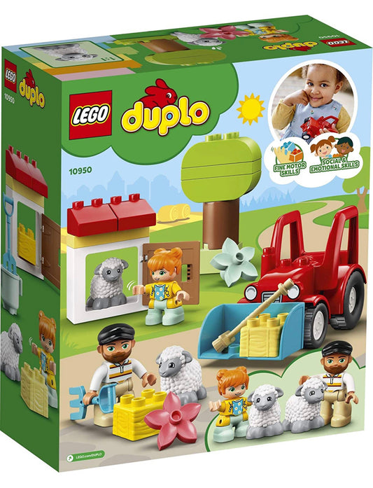 LEGO DUPLO Town Farm Tractor & Animal Care (27 Pieces)