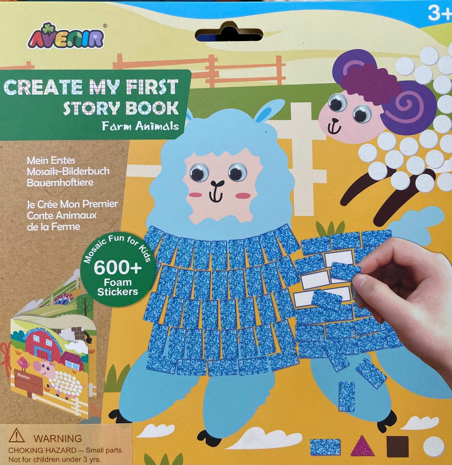 Scratch Europe Create My First Story Book Farm Animals
