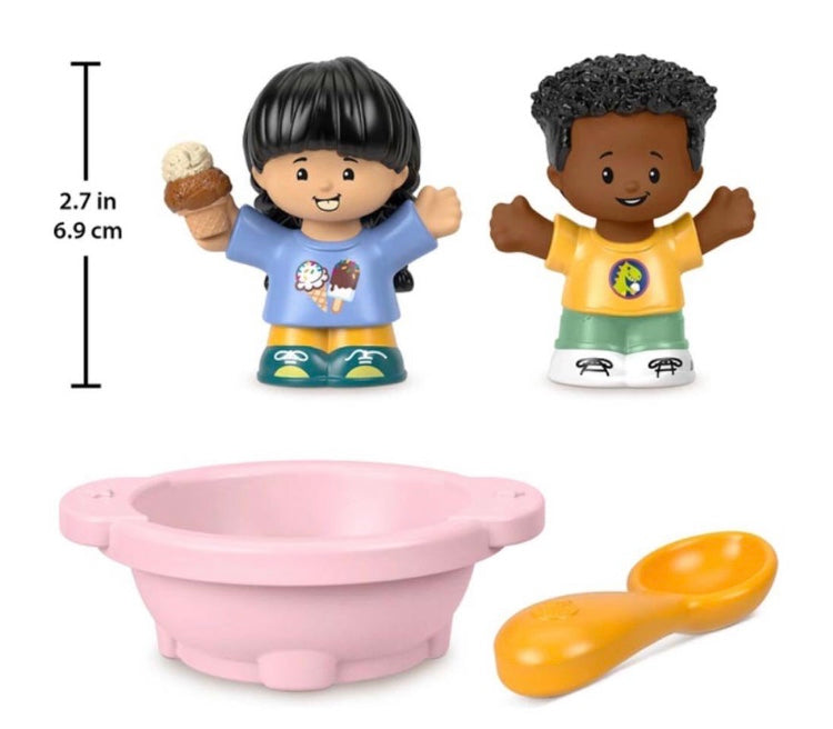 Fisher Price Little People Figure Set Bowl & Spoon
