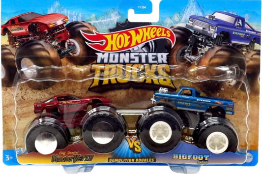 Hotwheels Monster Trucks Monster Vette Vs Big Foot