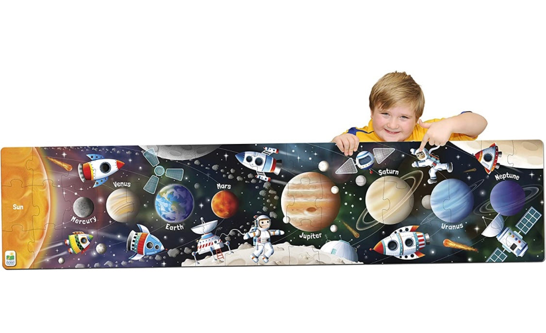 The Learning Journey Long & Tall Puzzle Solar System