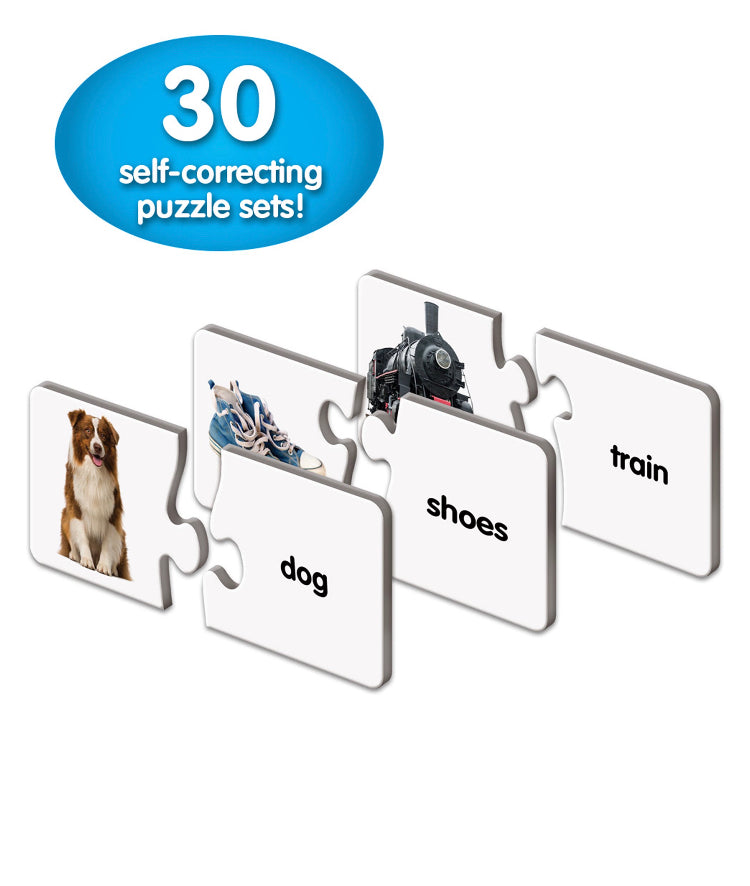 The Learning Journey Match It! First Words:30 self-correcting puzzle