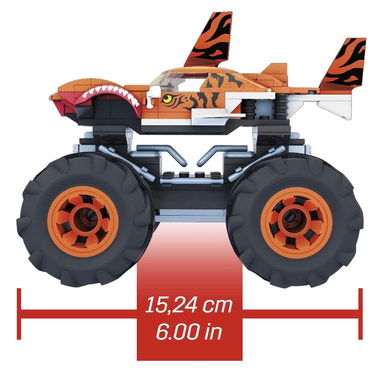 MEGA Hot Wheels Tiger Shark Monster Truck Construction Set