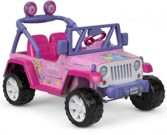Power Wheels Disney Princess Jeep Wrangler 12-V