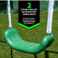 Metal Outdoor Kids Swing Set with Slide