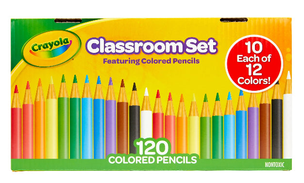 Crayola Classroom Set 120 Colored Pencils