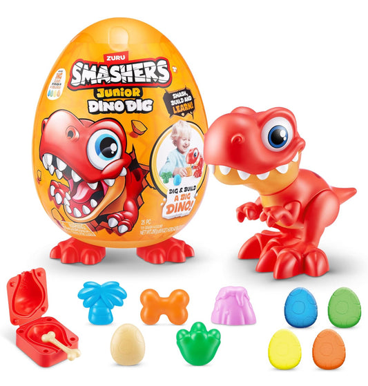 Smashers Junior Dino Dig Large Egg (T-Rex) by ZURU 18+