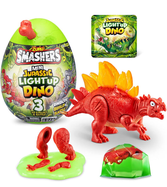 Smashers Mini Jurassic Light Up Dino Egg (Stegosaurus)