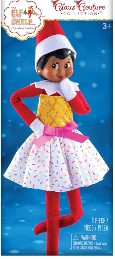 The Elf on the Shelf Claus Couture Ice Cream Party Dress For Your Scout Elf