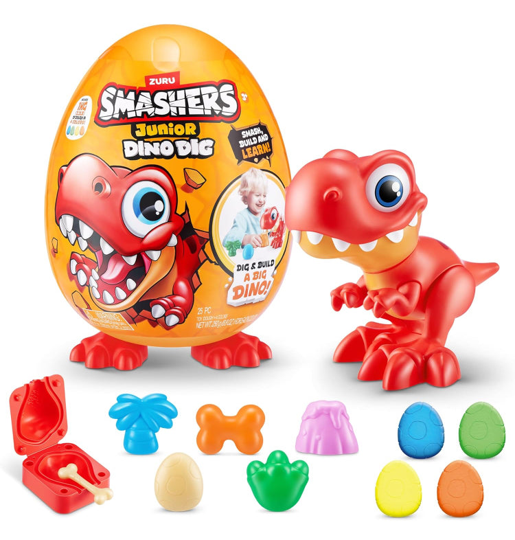 Smashers Junior Dino Dig Large Egg (T-Rex) by ZURU 18+