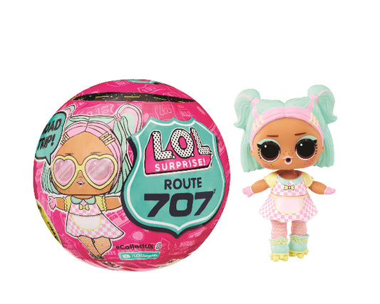 LOL Surprise Route 707 Tots Wave 1- Surprise Doll, Mix and Match Outfits