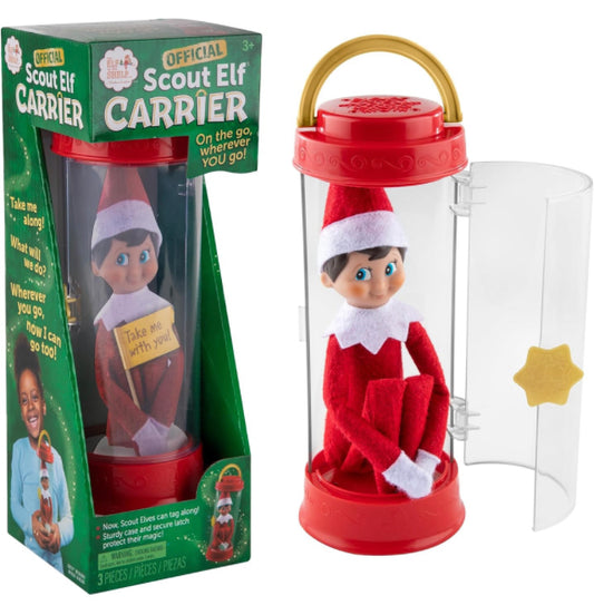 The Elf on the Shelf Scout Elf Carrier The Official Carrier from The North Pole for Scout Elf Family Adventures
