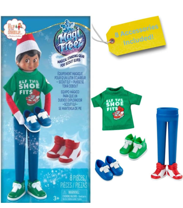 The Elf on the Shelf MagiFreez® Cool Kicks Sneaker Trio-Mix and Match Sneakers for Your Scout Elf