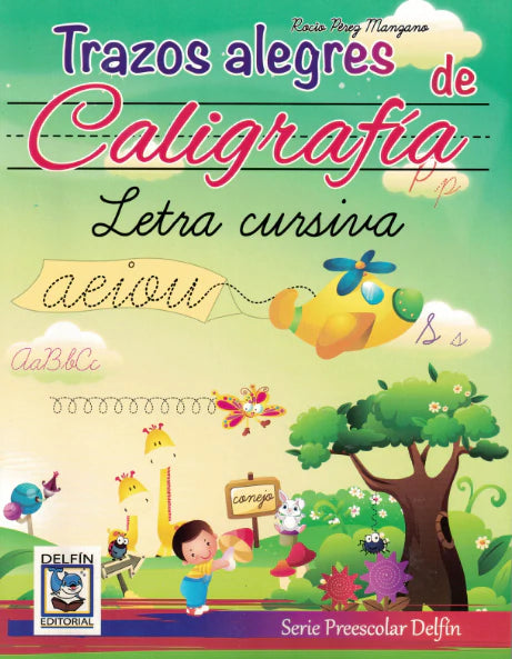 Trazos Alegres De Caligrafía Letra Cursiva