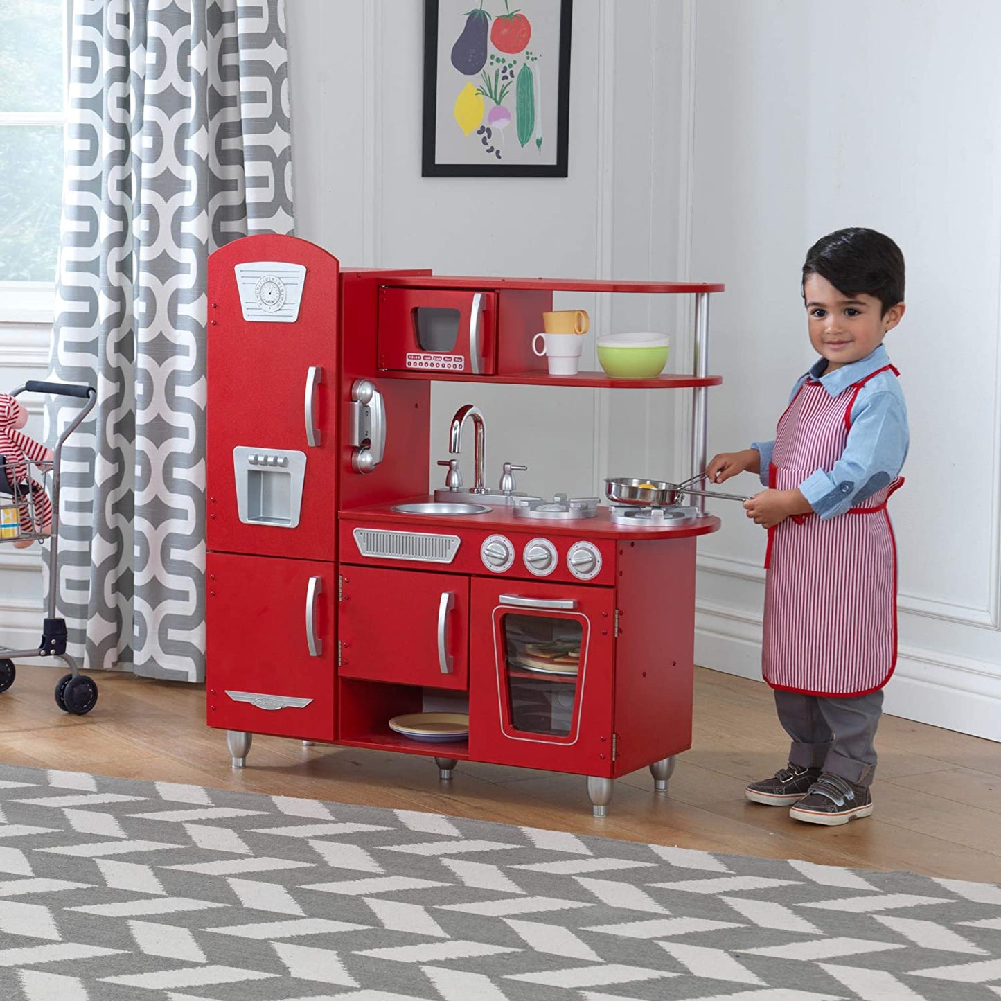 KidKraft Vintage Red Kitchen