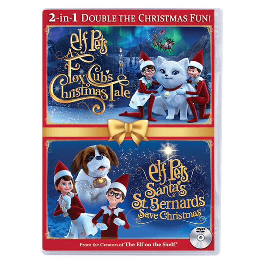 The Elf on the Shelf Fox Cub & St. Bernard Animated Specials Dual DVD