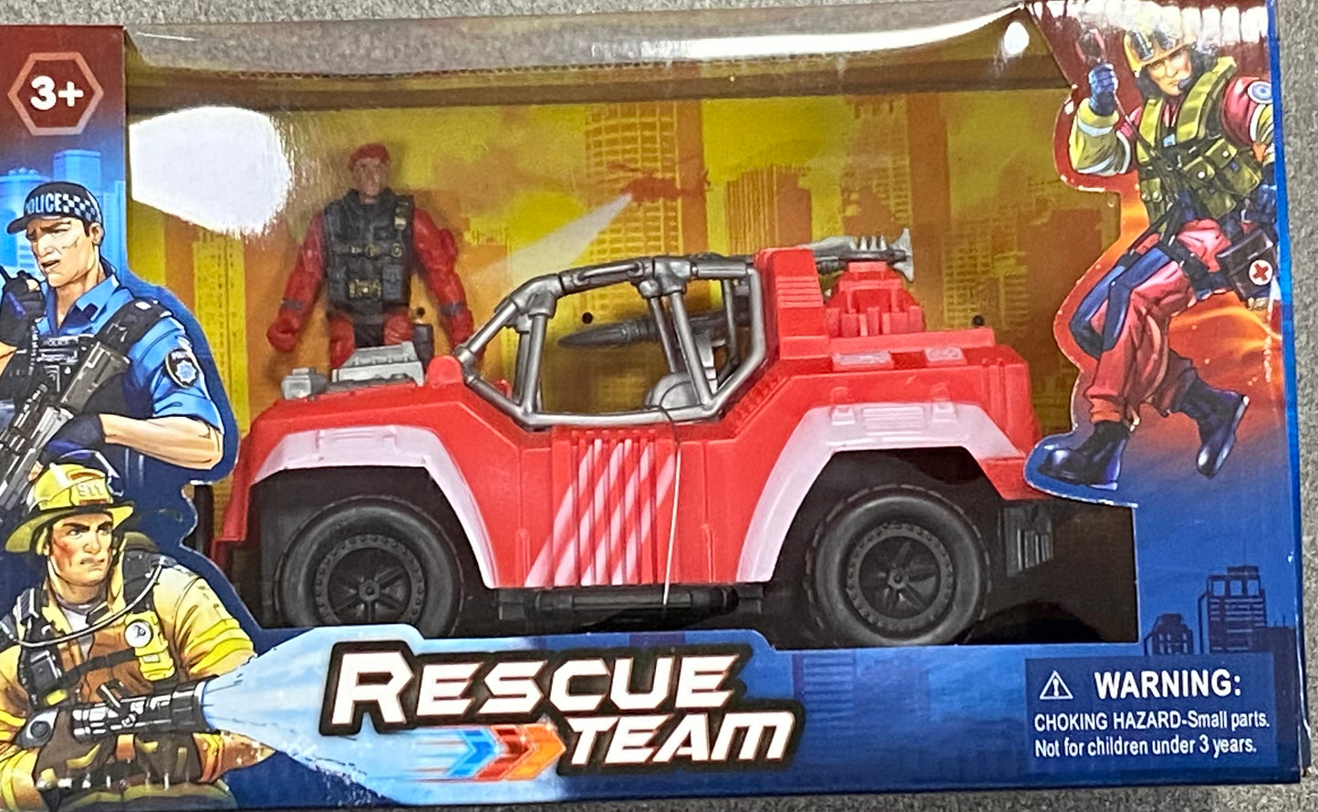 Rescue Team Police Weaponized Car