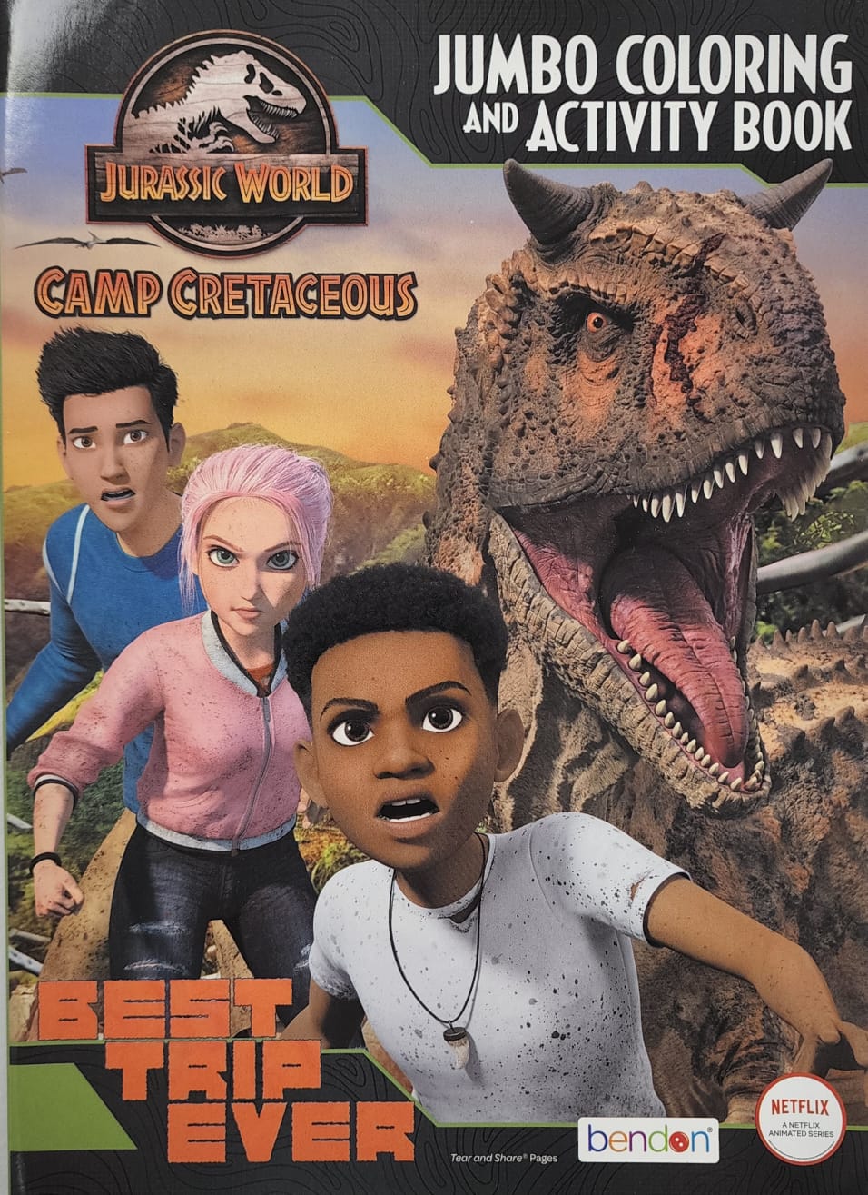 Jurassic World Camp Cretaceous Jumbo Coloring Book