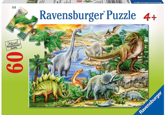 Ravensburger Prehistoric Life 60 Piece Jigsaw Puzzle for Kids