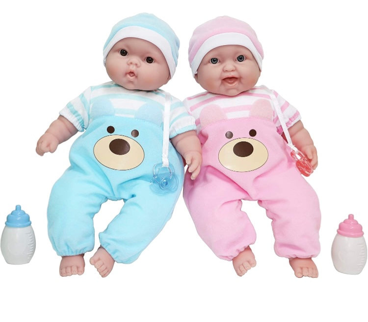 Twins Realistic Soft Body Baby Dolls