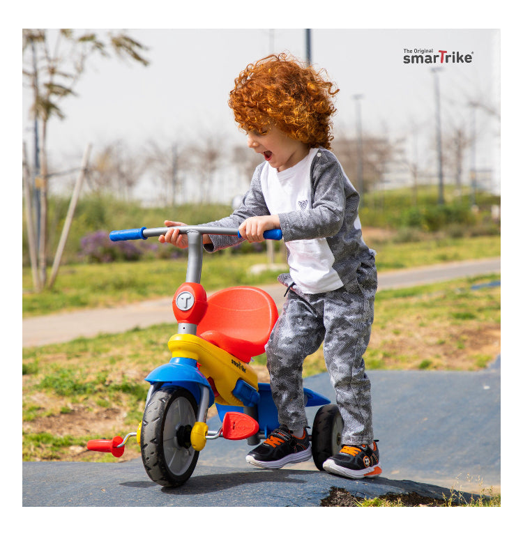 smarTrike Zoom 4 in 1 Baby Toddler Trike Tricycle Multicolor