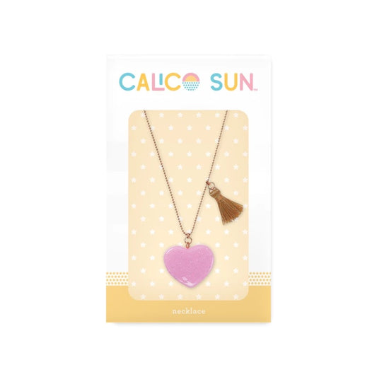 Calico Sun Necklace Heart