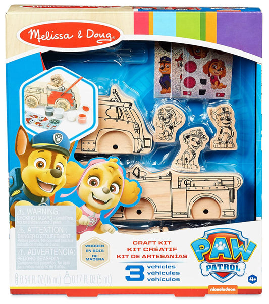 Melissa & Doug PAW Patrol Wooden Vehicles Craft Kit