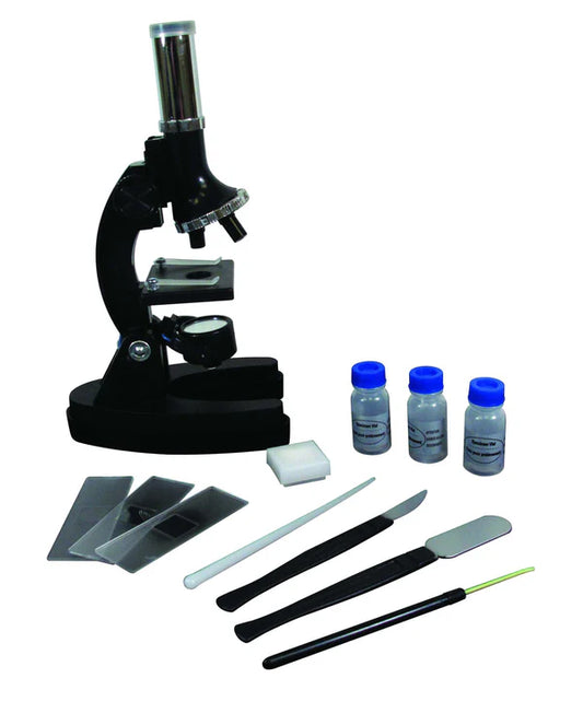 Vivitar 20-Piece Diecast Metal Microscope Set