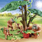 Playmobil Orangutans with Tree Multicolor