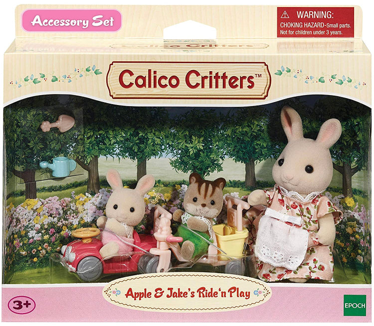 Calico Critters Apple & Jake's Ride n Play