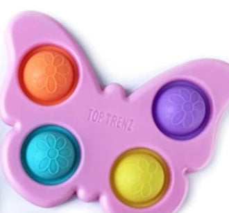 TOP TRENZ Poppies Mega Pop Mini OMG Pop Fidgety - Butterfly