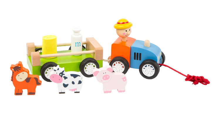 Small Foot Wooden Toys Farmer with Animals
