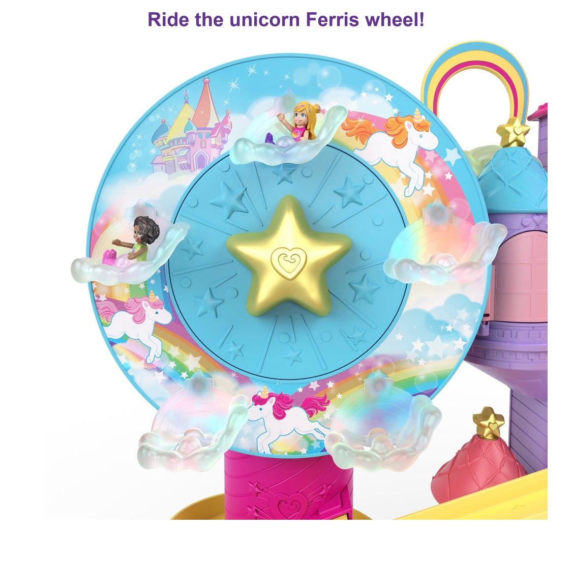 Polly Pocket Rainbow Funland Theme Park