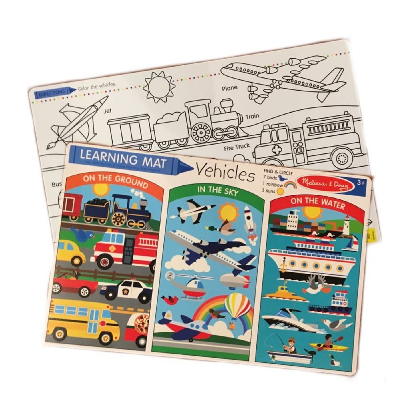 Melissa & Doug Vehicle Learning Mat