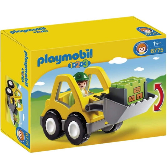 PLAYMOBIL 1.2.3 Excavadora