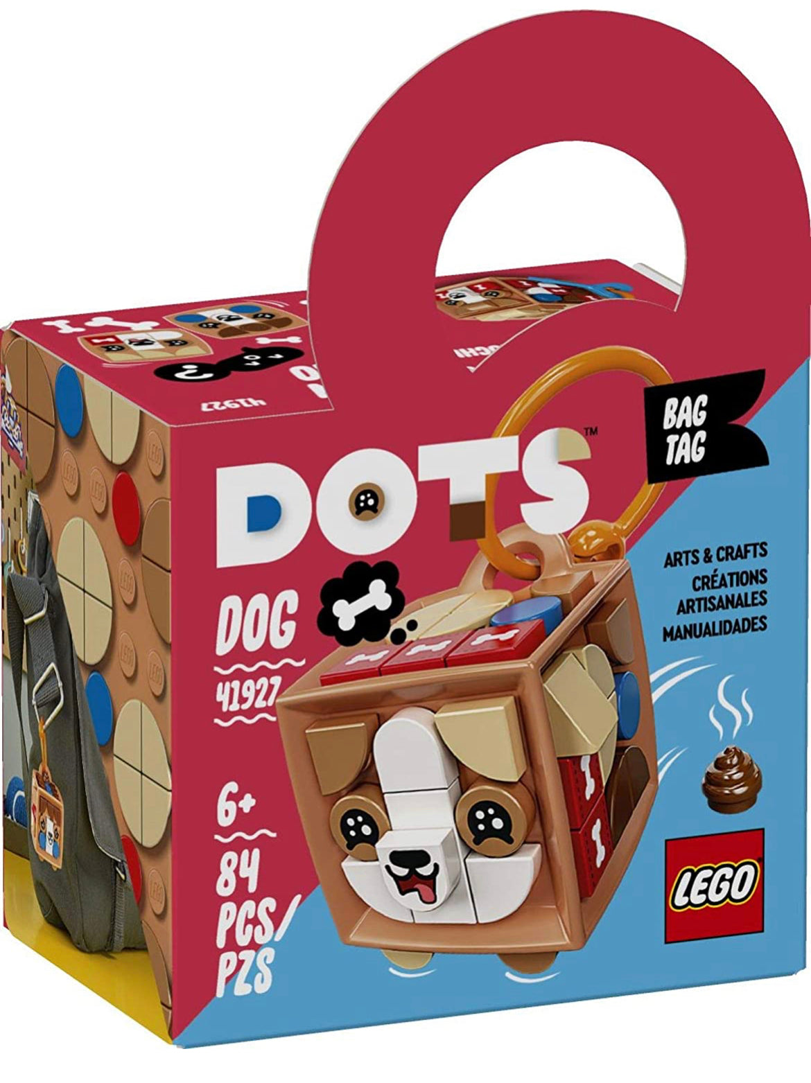 LEGO DOTS Bag Tag Dog (84 Pieces)