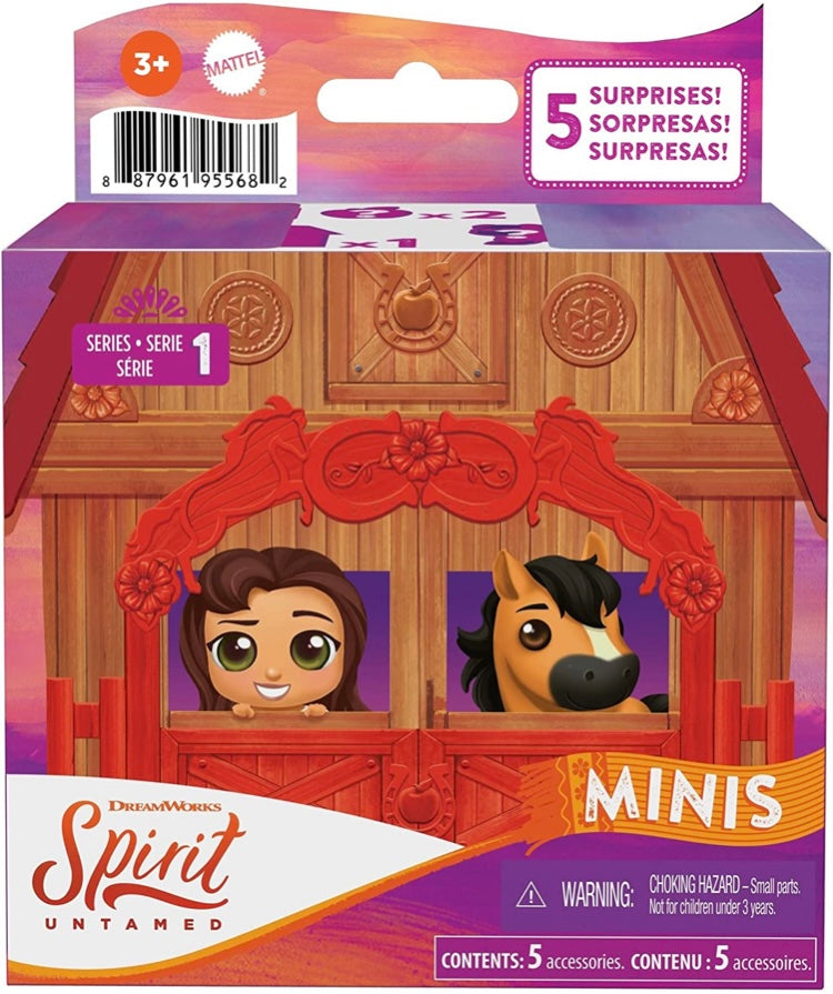 Spirit Untamed Surprise Mini Horse & Friend with 3 Accessories