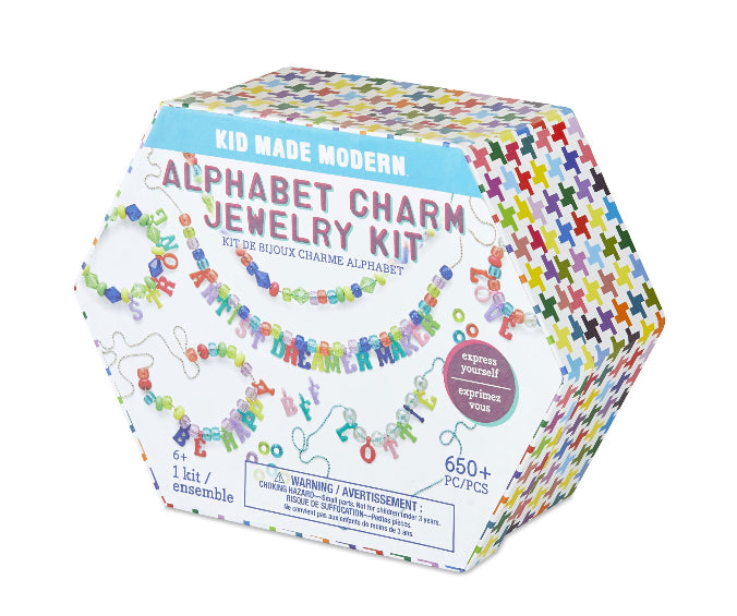 Kid Made Modern Alphabet Charm Jewelry Kit