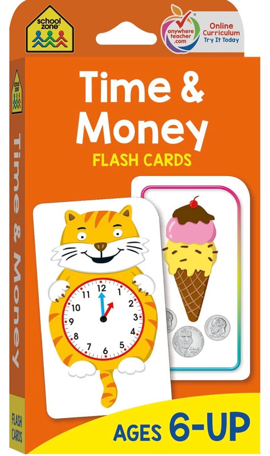 School Zone - Time & Money Flash Cards