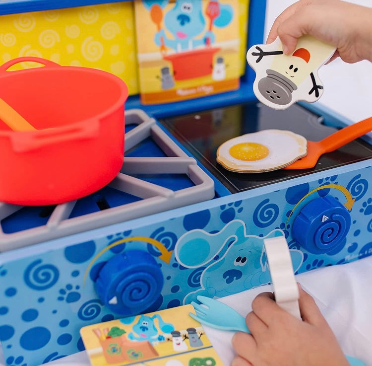 Melissa & Doug Blue's Clues & You! Wooden Cooking Play Set