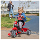 smarTrike Zoom 4 in 1 Baby Toddler Trike Tricycle - RED