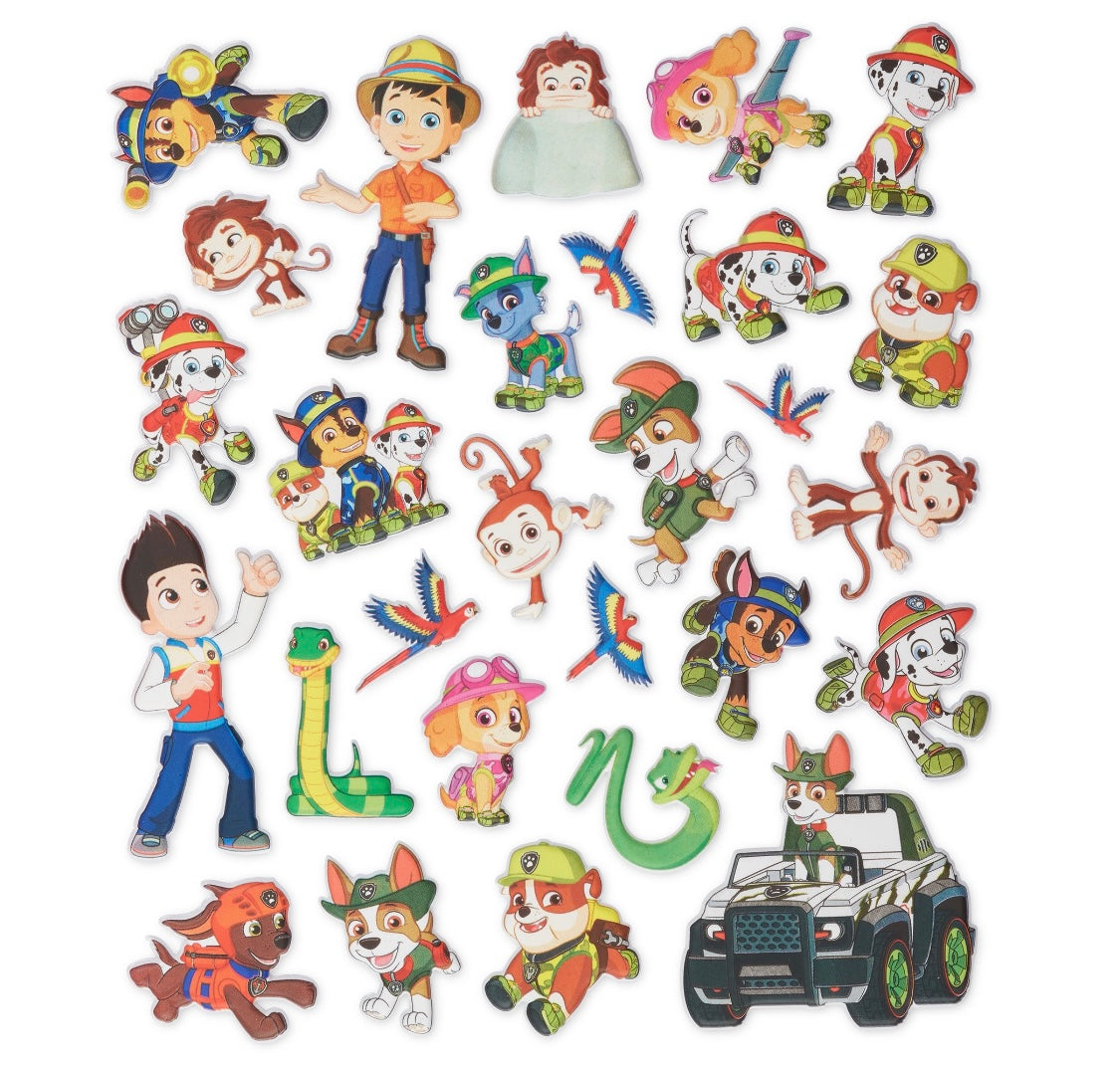 Melissa & Doug Restickable Puffy Stickers Paw Patrol Jungle