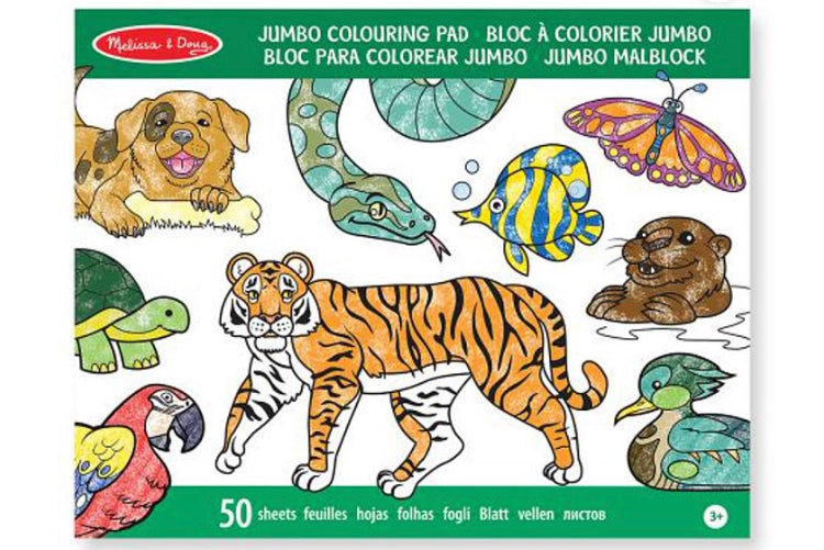 Melissa & Doug Jumbo Colouring Pad: Animals