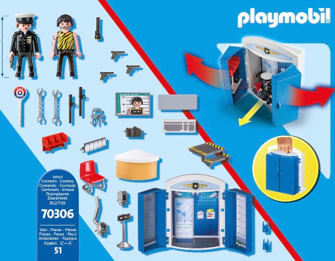 Playmobil City Action Police Station Play Box